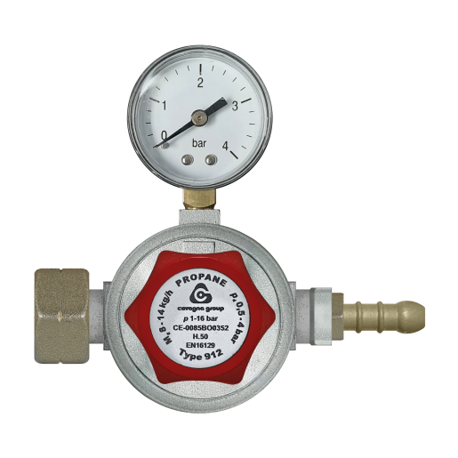 Regulator reglabil 0.5-4 bari, 8-14kg/h
